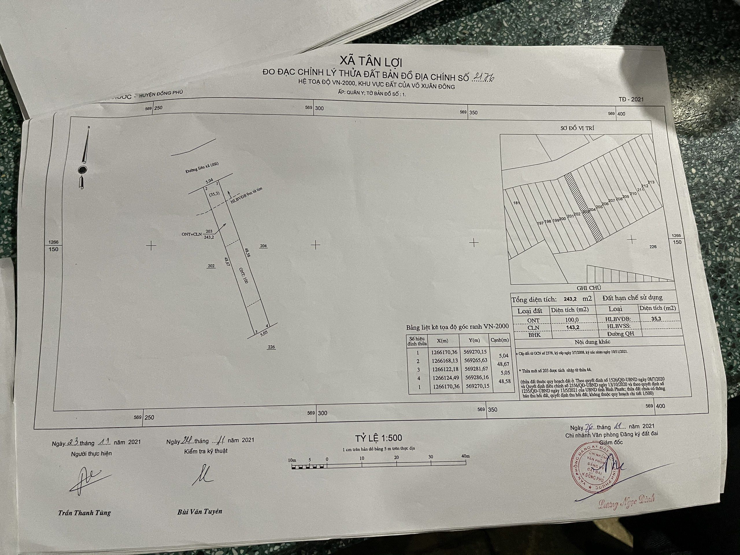 CHÍNH CHỦ CẦN TIỀN CẦN BÁN GẤP LÔ ĐẤT MẶT TIỀN 19m TẠI THỊ TRẤN TÂN PHÚ HUYỆN ĐỒNG PHÚ TỈNH BÌNH PHƯỚC 243,2M2 GIÁ 1 tỷ 1 CÓ THƯƠNG LƯỢNG